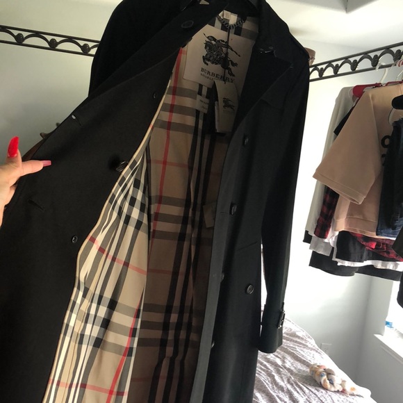 Burberry Jackets & Blazers - black trench coat for @wear_share do not purchase